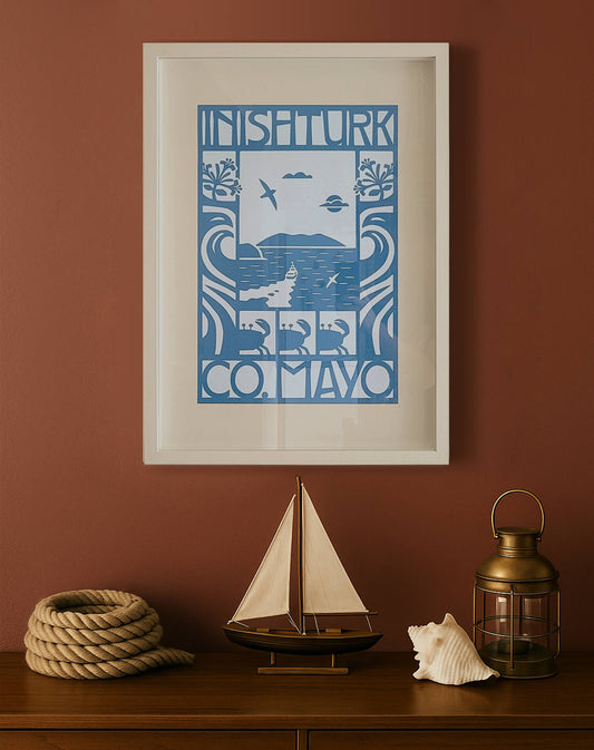 Inishturk Print - Framed